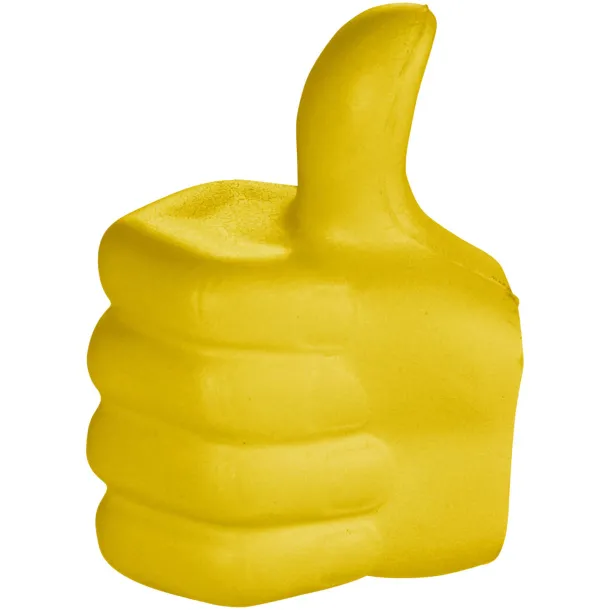 Thumbs-up stress reliever - Bullet Yellow