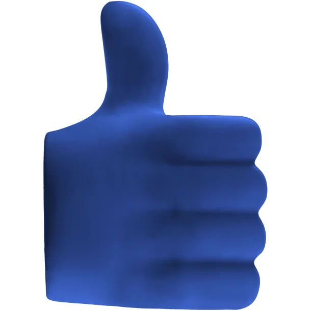 Thumbs-up stress reliever - Bullet Royal blue