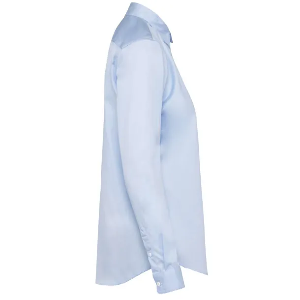  LADIES' LONG-SLEEVED TWILL SHIRT - Kariban Premium Essential Light Blue