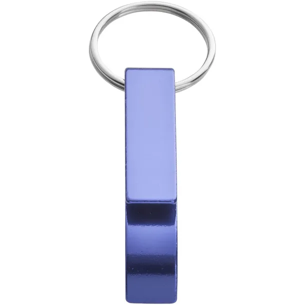 Tao bottle and can opener keychain Blue