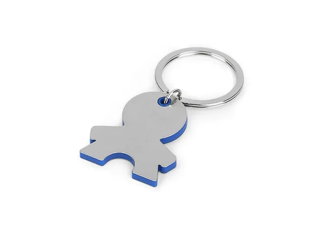 BOY metal key holder in shape of a boy Blue