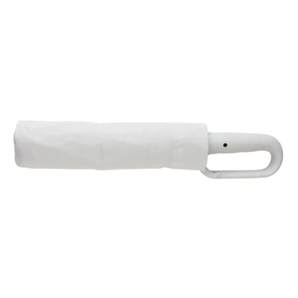 Yara 21" AWARE™ RPET jednobojni kišobran s karabinerom - XD Collection grey 