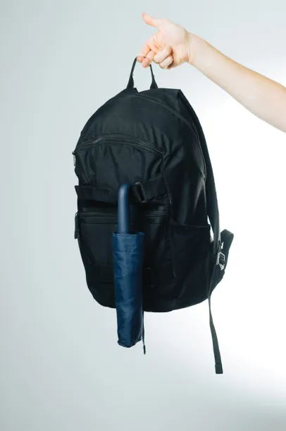 Yara 21" AWARE™ RPET jednobojni kišobran s karabinerom - XD Collection navy 