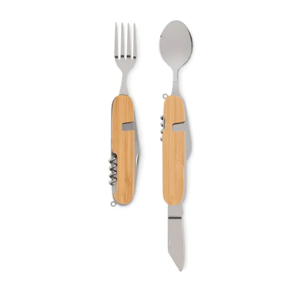 SUBETE Multifunction cutlery set Wood