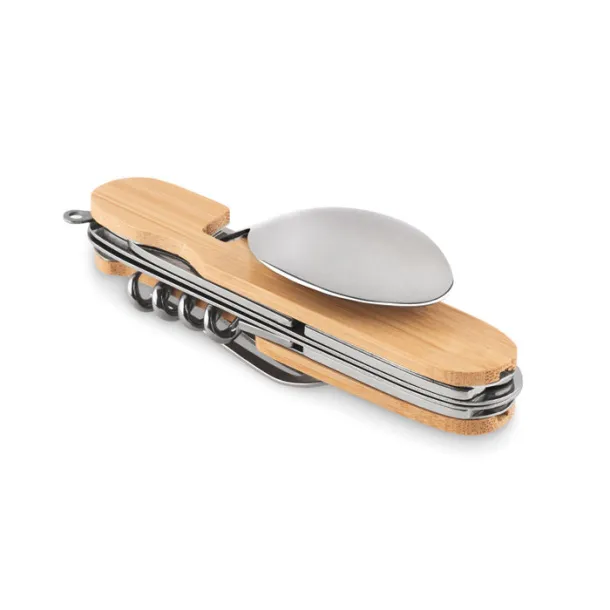 SUBETE Multifunction cutlery set Wood