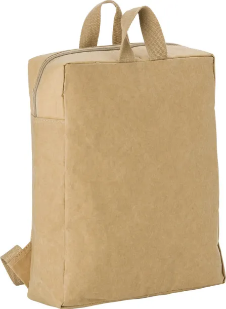  Laminated paper backpack brown