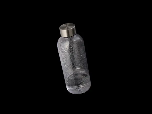  Leakproof water bottle with metallic lid - XD Collection Transparent 