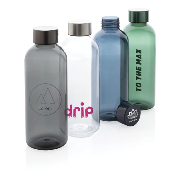  Leakproof water bottle with metallic lid - XD Collection Transparent 