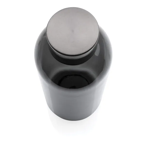  Leakproof water bottle with metallic lid - XD Collection Black 