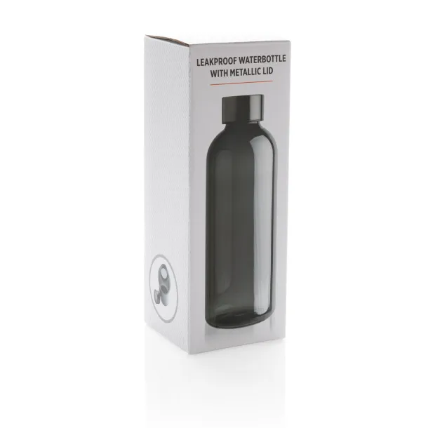  Nepropusna boca sa metalnim poklopcem, 620 ml - XD Collection Crna