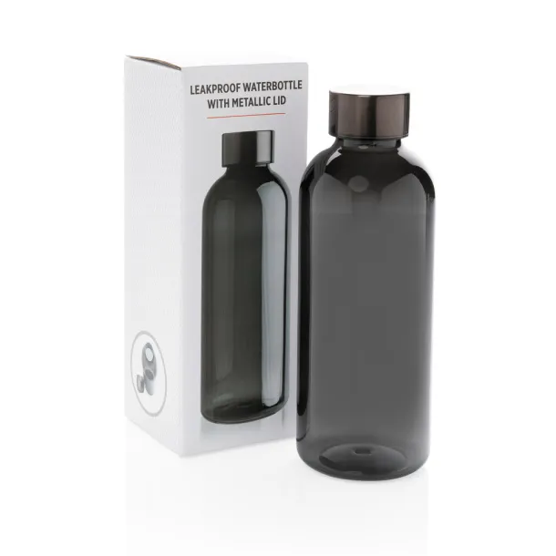  Nepropusna boca sa metalnim poklopcem, 620 ml - XD Collection Crna