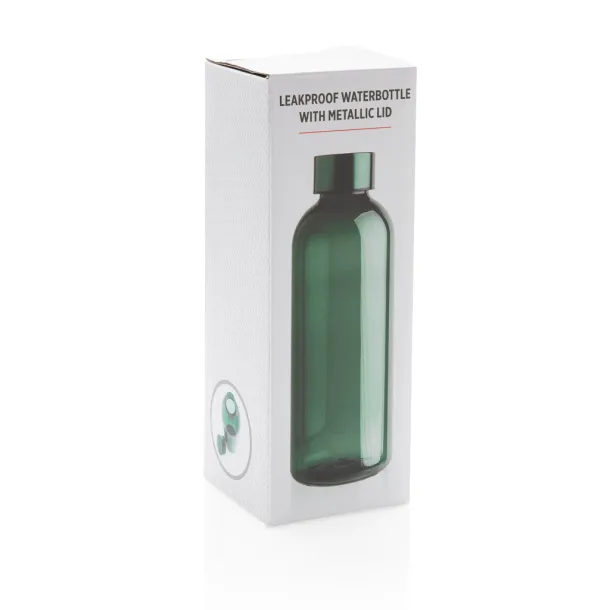  Leakproof water bottle with metallic lid - XD Collection Green 