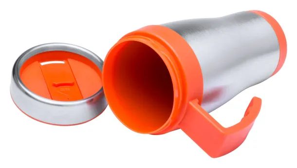 Caprol Plus termo šalica, 450 ml Narančasta Srebrna