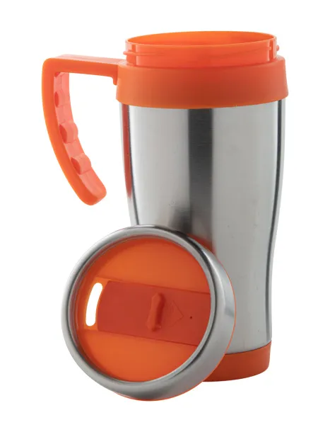 Caprol Plus termo šalica, 450 ml Narančasta Srebrna