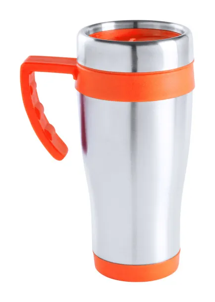Caprol Plus termo šalica, 450 ml Narančasta Srebrna