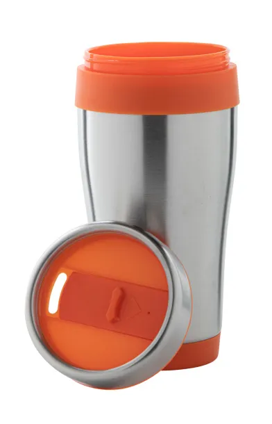 Caprol Plus thermo mug Orange Silver