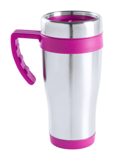 Caprol Plus thermo mug Pink Silver