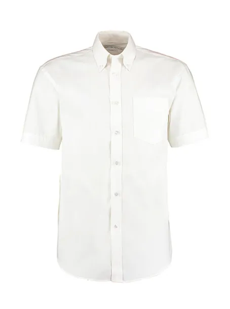  Classic Fit Premium Oxford Shirt SSL - Kustom Kit Bijela