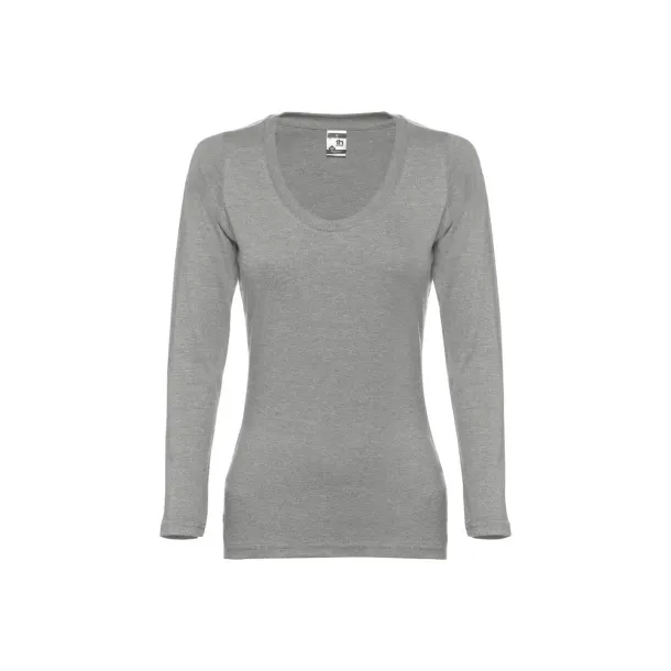 BUCHAREST WOMEN Women's long sleeve t-shirt Heather light grey