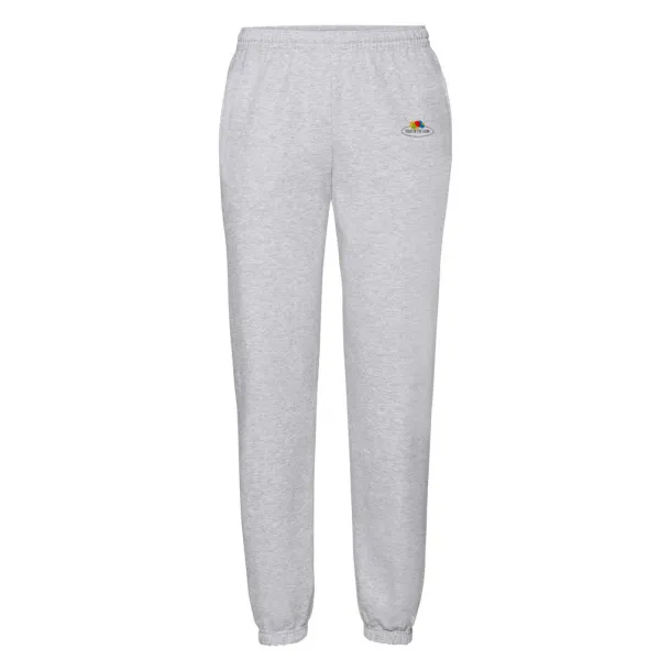  Vintage Jog Pant Classic Small Logo Print - Fruit of the Loom Vintage Collection Heather Grey