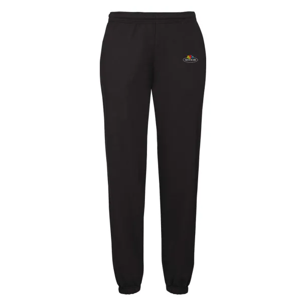  Vintage Jog Pant Classic Small Logo Print - Fruit of the Loom Vintage Collection Black