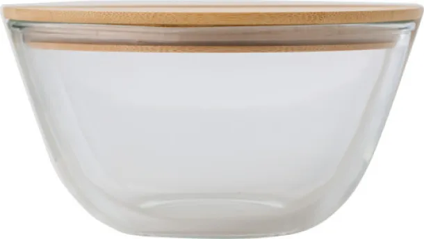 Isabeau Glass salad bowl  brown