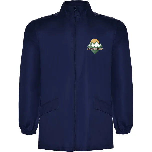 Escocia unisex lagana kišna jakna - Roly Navy Blue