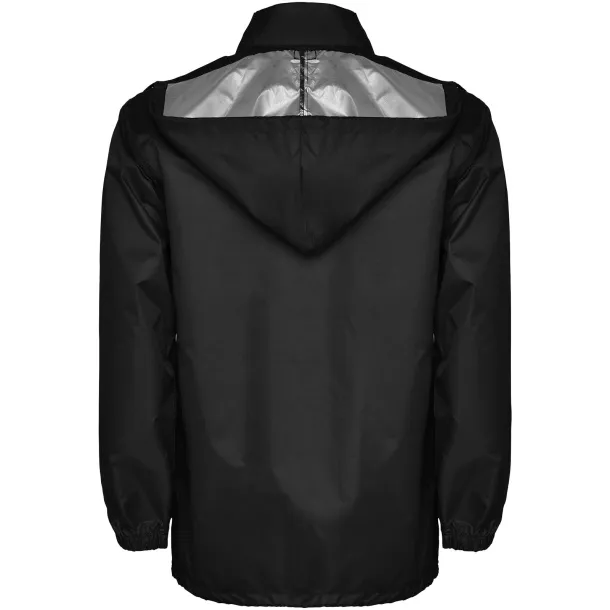Escocia unisex lightweight rain jacket - Roly Crna