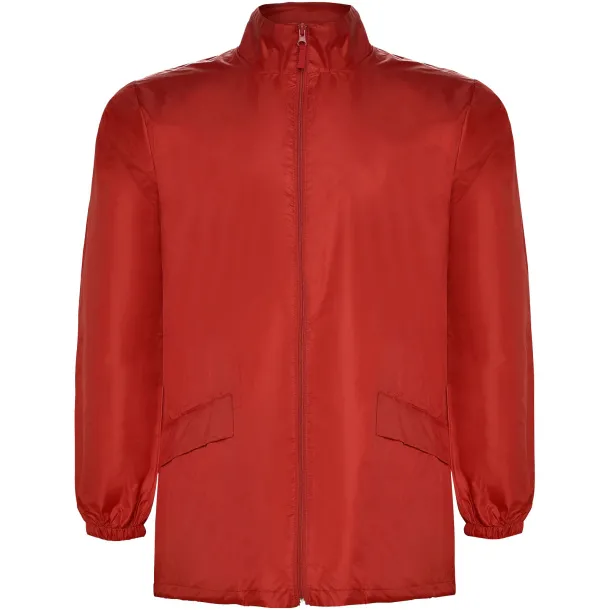 Escocia unisex lightweight rain jacket - Roly Red