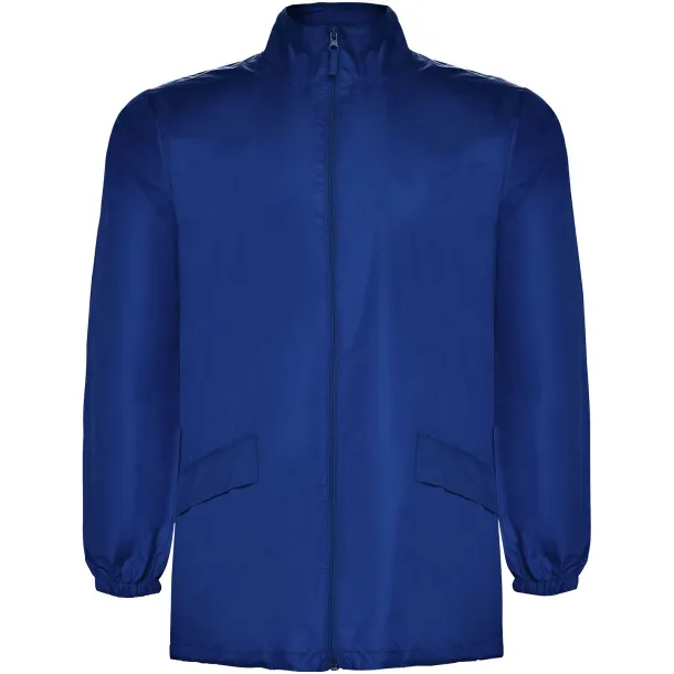 Escocia unisex lightweight rain jacket - Roly Royal blue