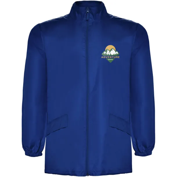 Escocia unisex lightweight rain jacket - Roly Royal blue