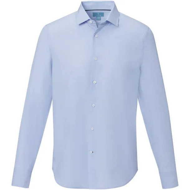 Cuprite long sleeve men's GOTS organic shirt - Elevate NXT Light blue