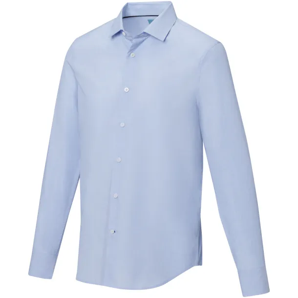 Cuprite long sleeve men's GOTS organic shirt - Elevate NXT Light blue