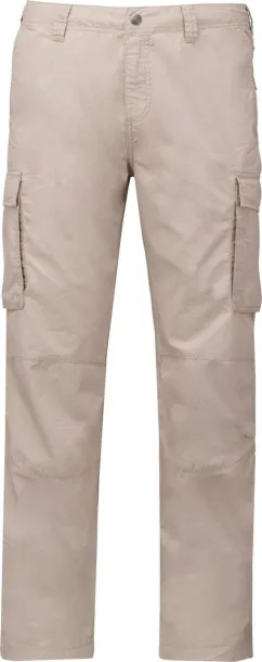  MEN'S LIGHTWEIGHT MULTIPOCKET TROUSERS - Kariban Beige