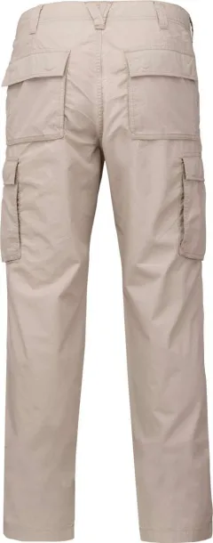  MEN'S LIGHTWEIGHT MULTIPOCKET TROUSERS - Kariban Beige