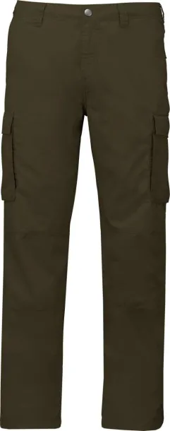  MEN'S LIGHTWEIGHT MULTIPOCKET TROUSERS - Kariban Khaki