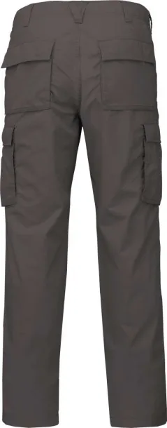  MEN'S LIGHTWEIGHT MULTIPOCKET TROUSERS - Kariban Light Charcoal