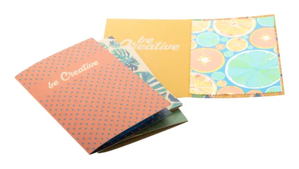 Dioptry Mail Eco personalizirana razglednica s krpicom za čišćenje naočala Prirodna