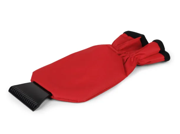 ICELAND ice scraper with glove Red