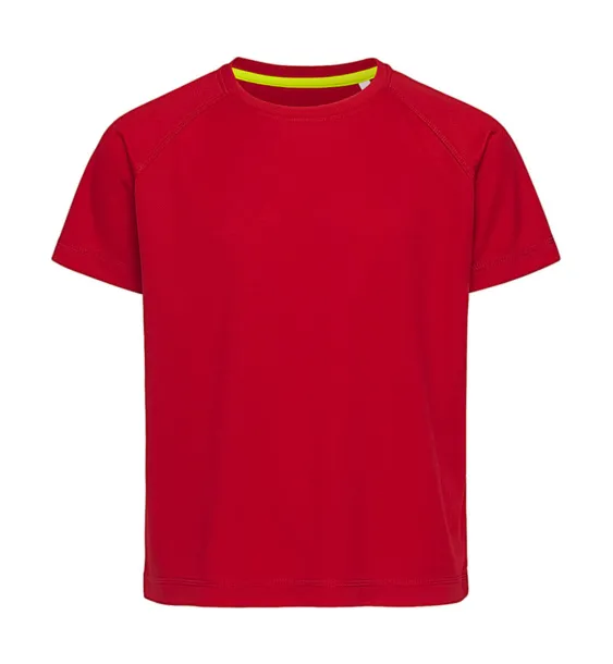  Active 140 Raglan Kids - Stedman Crimson Red