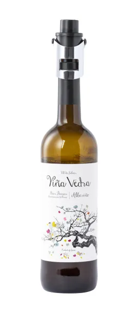 Brenix vakuumski čep za vino Srebrna Crna