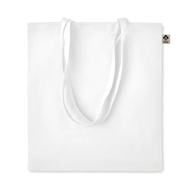 ZIMDE COLOUR Organic cotton shopping bag, 140 g/m² White