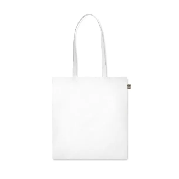 ZIMDE COLOUR Organic cotton shopping bag, 140 g/m² White