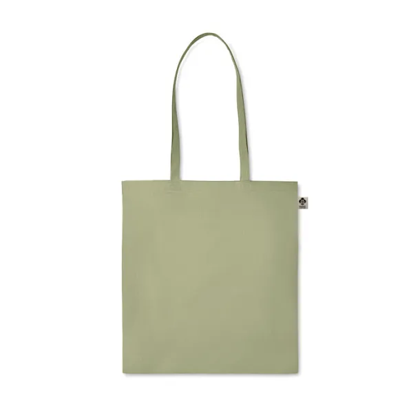 ZIMDE COLOUR Organic cotton shopping bag, 140 g/m² Green