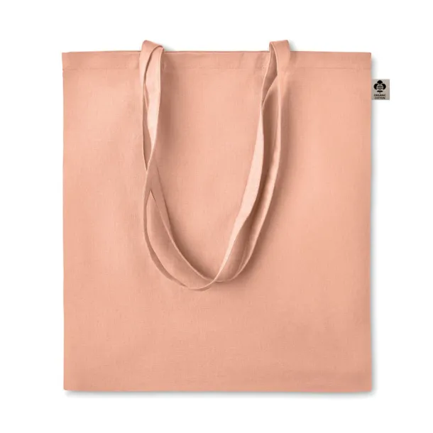 ZIMDE COLOUR Organic cotton shopping bag, 140 g/m² Orange