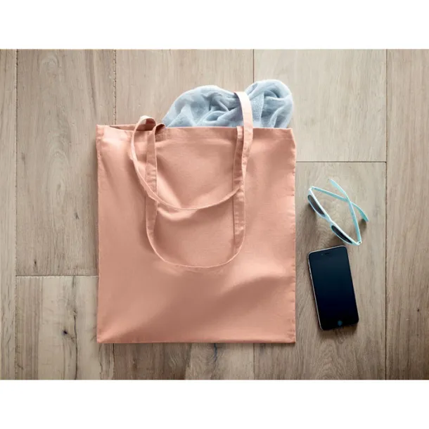 ZIMDE COLOUR Organic cotton shopping bag, 140 g/m² Orange