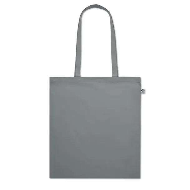 ZIMDE COLOUR Organic cotton shopping bag, 140 g/m² Grey