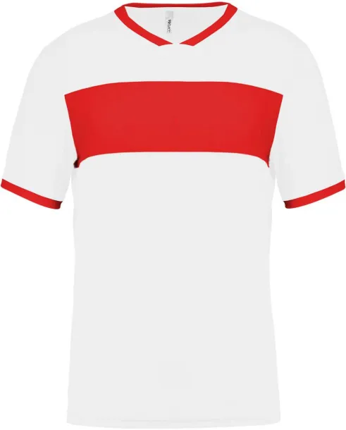  KIDS' SHORT SLEEVE JERSEY - Proact White Sporty Red