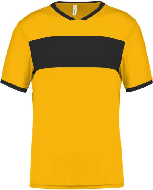  Dječji dres kratkih rukava - Proact Sporty Yellow Crna