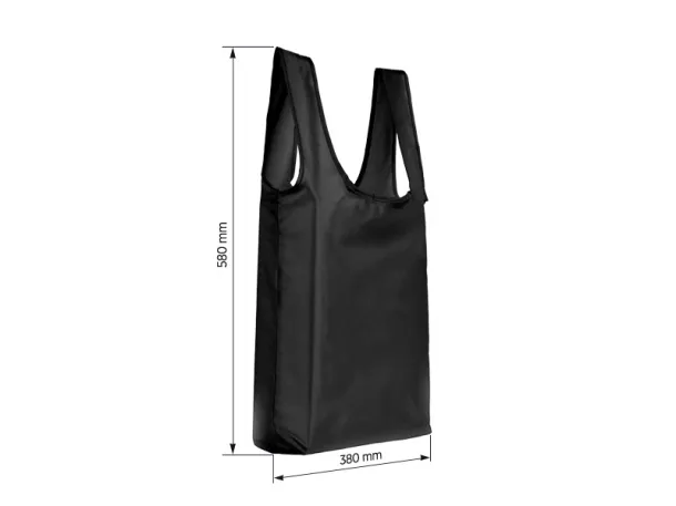 MARTINA Foldable bag - BRUNO Black